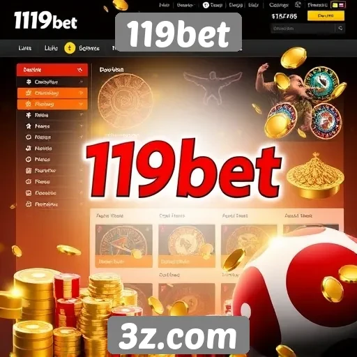 Acessibilidade e interface do site 119bet